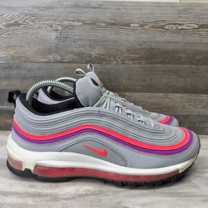 Nike Air Max 97 Women's Running Shoes Size 9 Pink Purple Stripe 921733-009